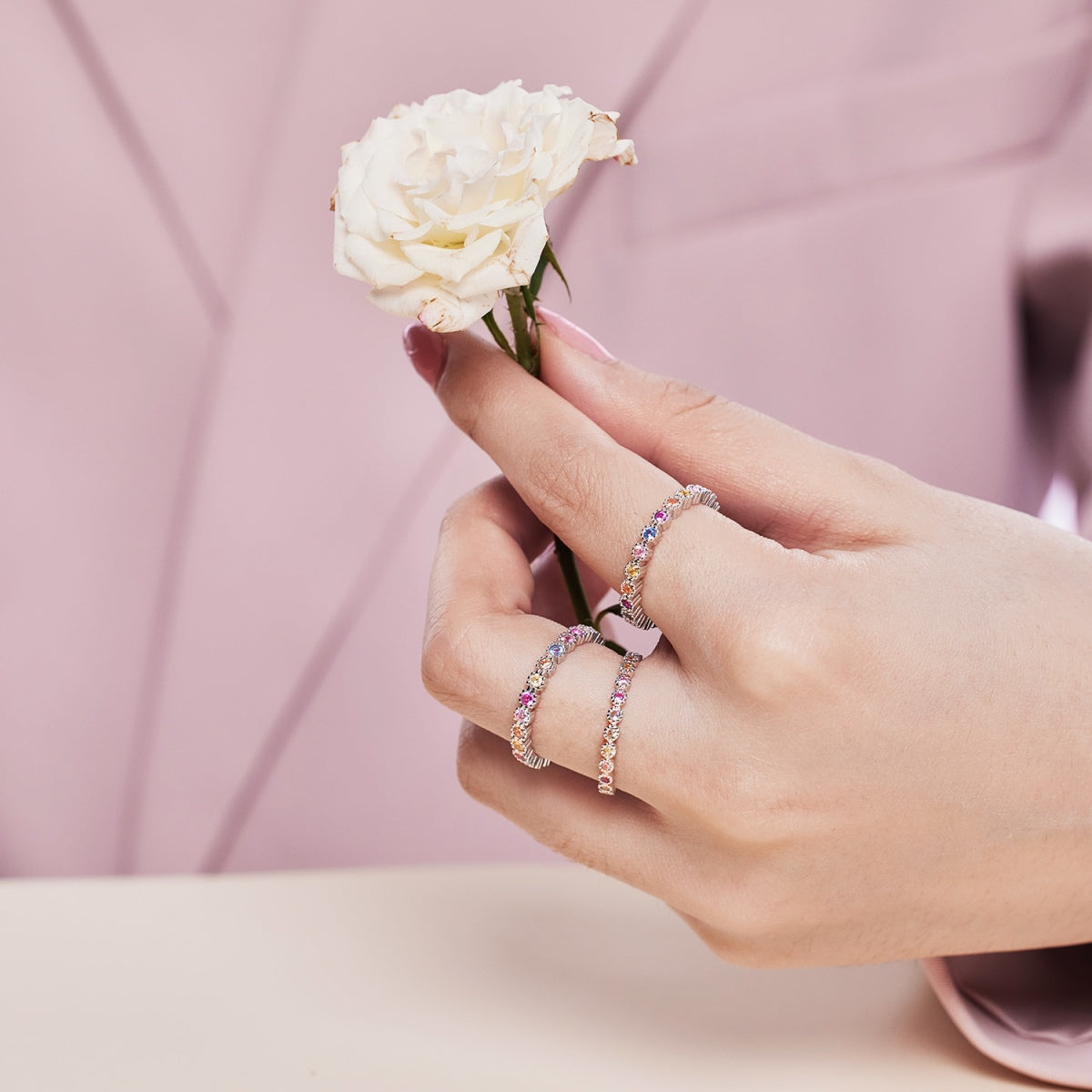 [Aurelle Style]Elegant Energetic Round Cut Daily Ring