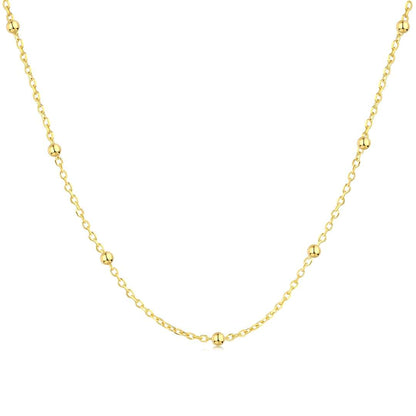 [Aurelle Style]Small Bead Clavicle Chain Simple Necklace