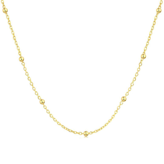 [Aurelle Style]Small Bead Clavicle Chain Simple Necklace