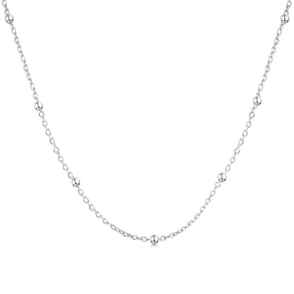 [Aurelle Style]Small Bead Clavicle Chain Simple Necklace