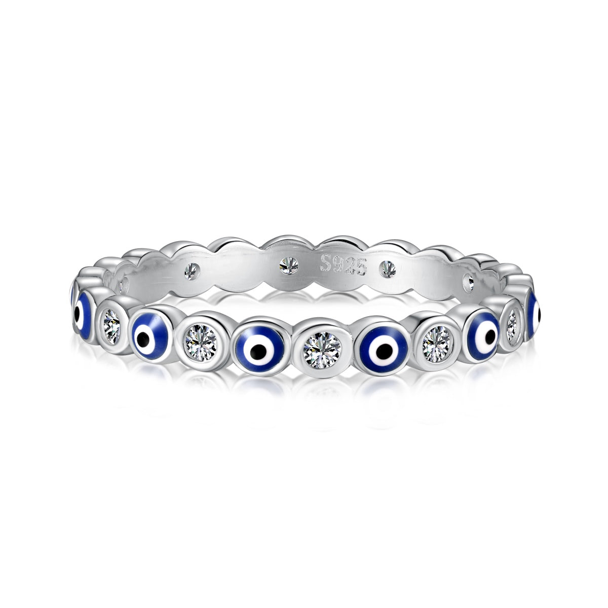 [Aurelle Style]Sparkling Vibrant Round Shape Daily Ring