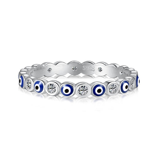 [Aurelle Style]Sparkling Vibrant Round Shape Daily Ring