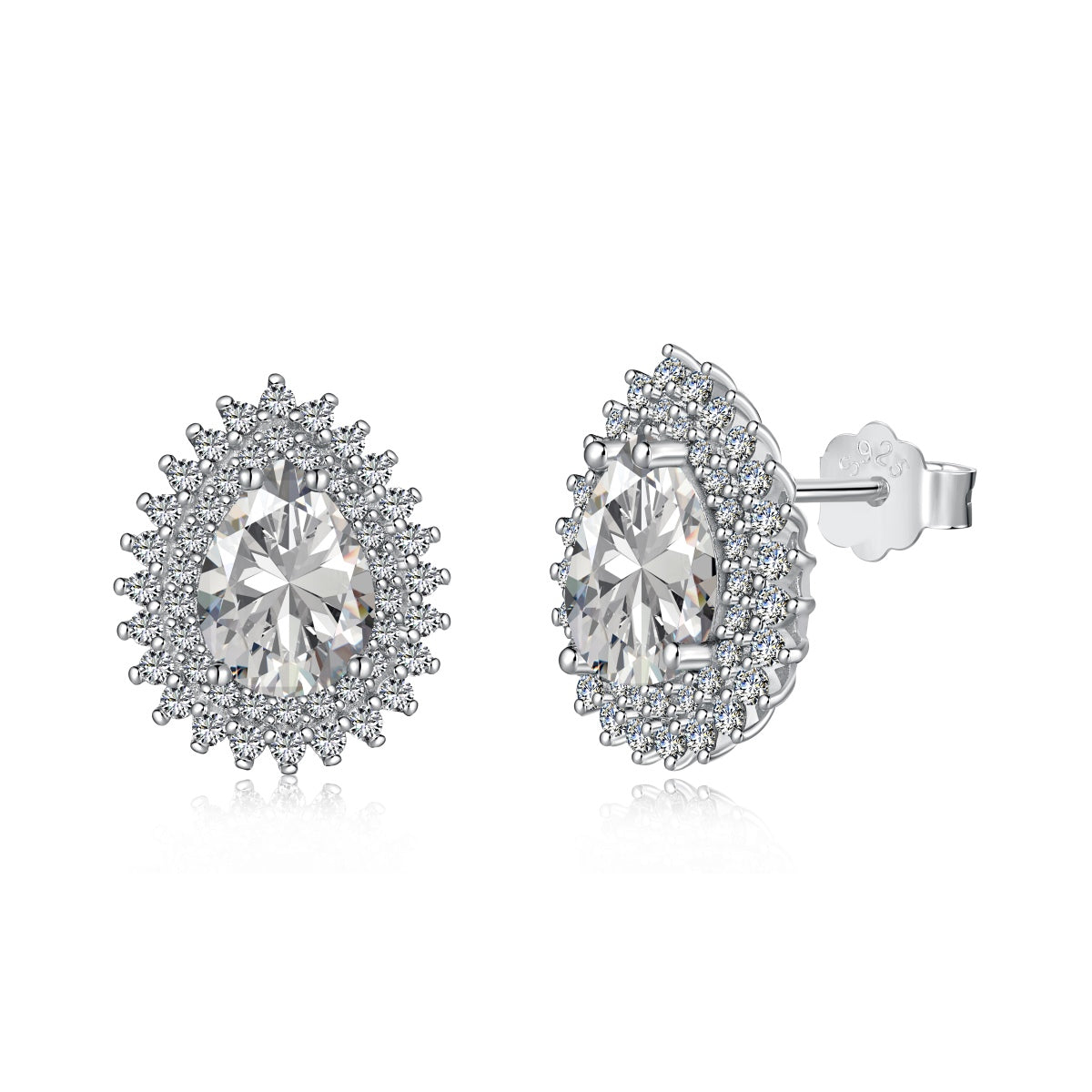 [Aurelle Style]Delicate Gorgeous Pear Cut Daily Earrings