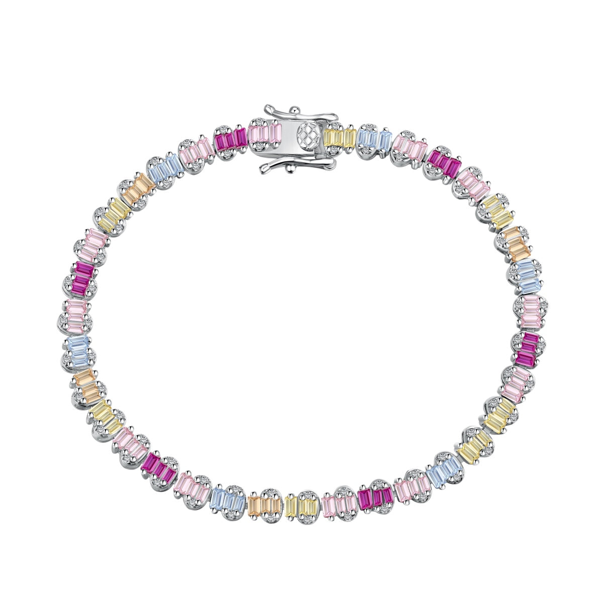 [Aurelle Style]Delicate Colorful Emerald Cut Party Bracelet