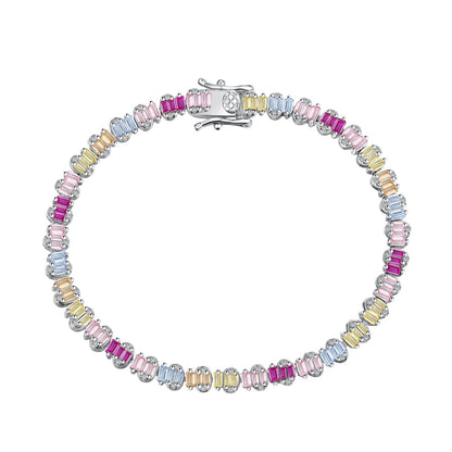 [Aurelle Style]Delicate Colorful Emerald Cut Party Bracelet