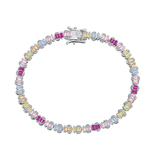 [Aurelle Style]Delicate Colorful Emerald Cut Party Bracelet