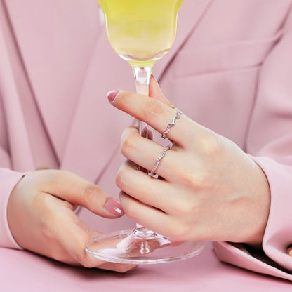 [Aurelle Style]Ornate Vibrant Round Cut Daily Ring