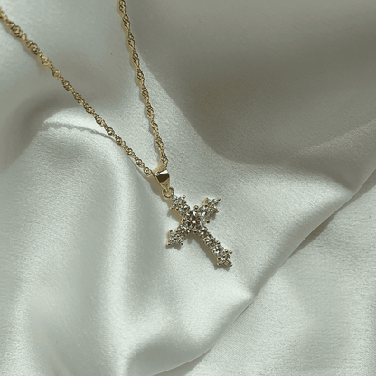 [Aurelle Style]Delicate Cross Shape Necklace