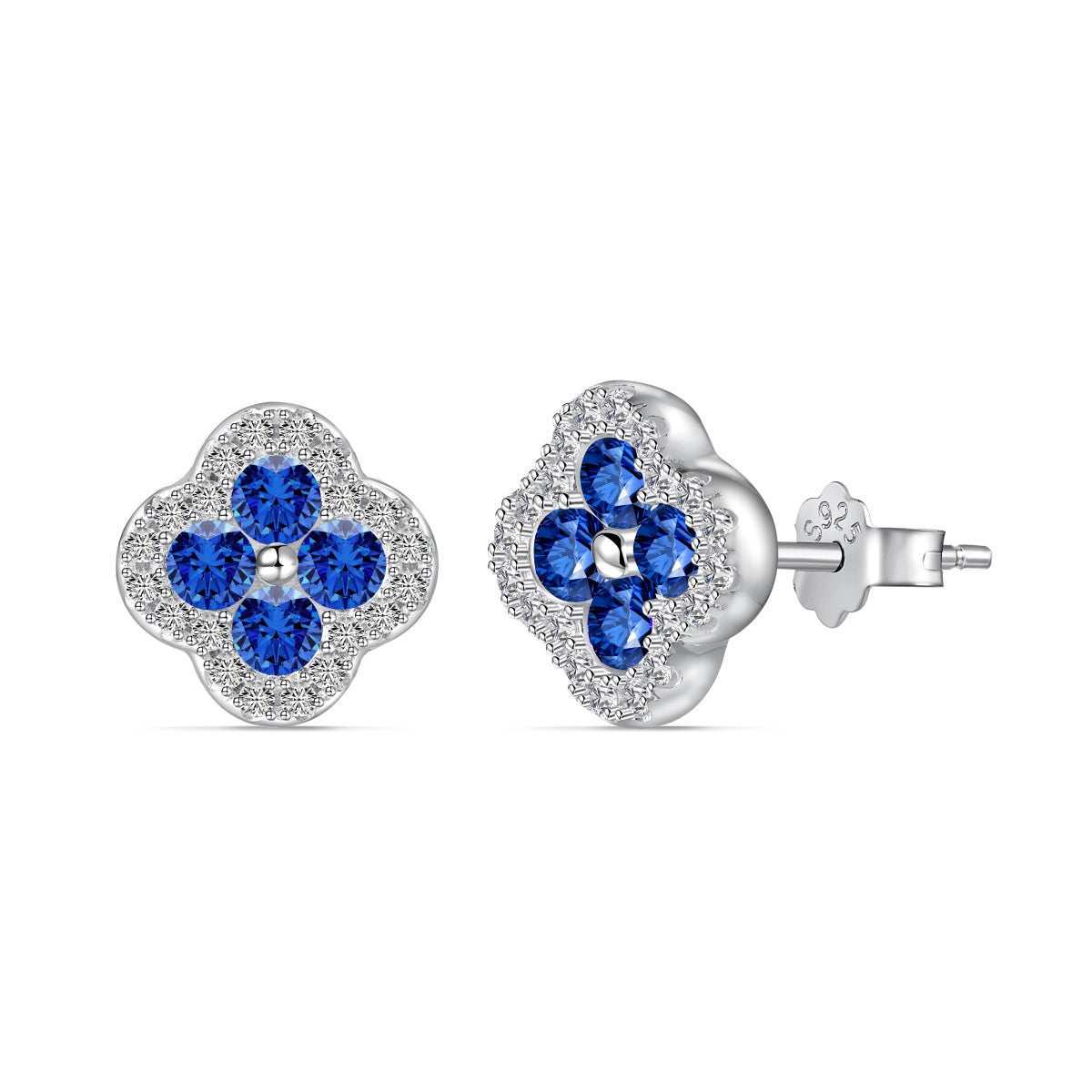 [Aurelle Style]Four-Leaf Clover Flower Shaped Earrings