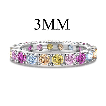 [Aurelle Style]Dazzling Lustrous Round Cut Tennis Ring