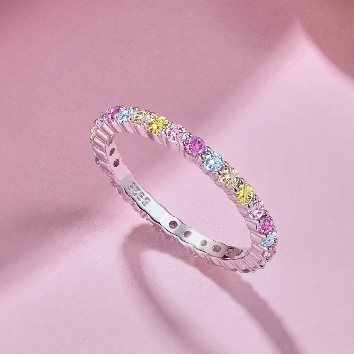 [Aurelle Style]Elegant Vivid Round Cut Daily Ring