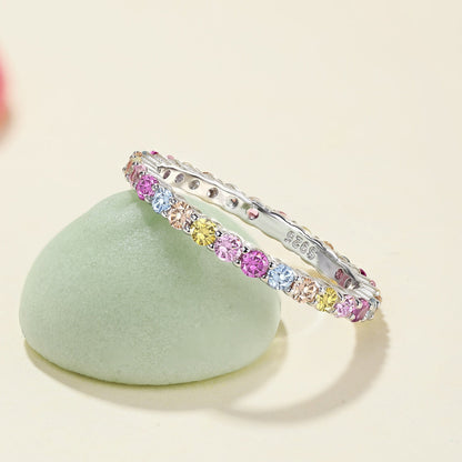 [Aurelle Style]Elegant Vivid Round Cut Daily Ring