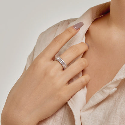 [Aurelle Style]Ornate Colorful Radiant Cut Daily Ring