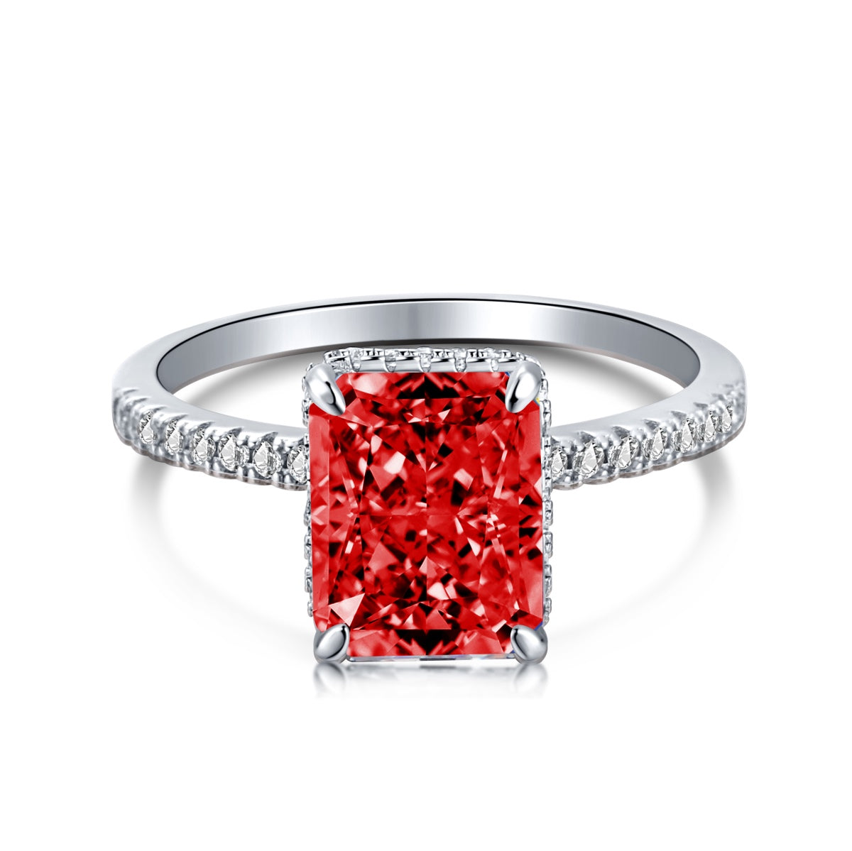 [Aurelle Style]4.0 Carat Luxurious Engagement Ring
