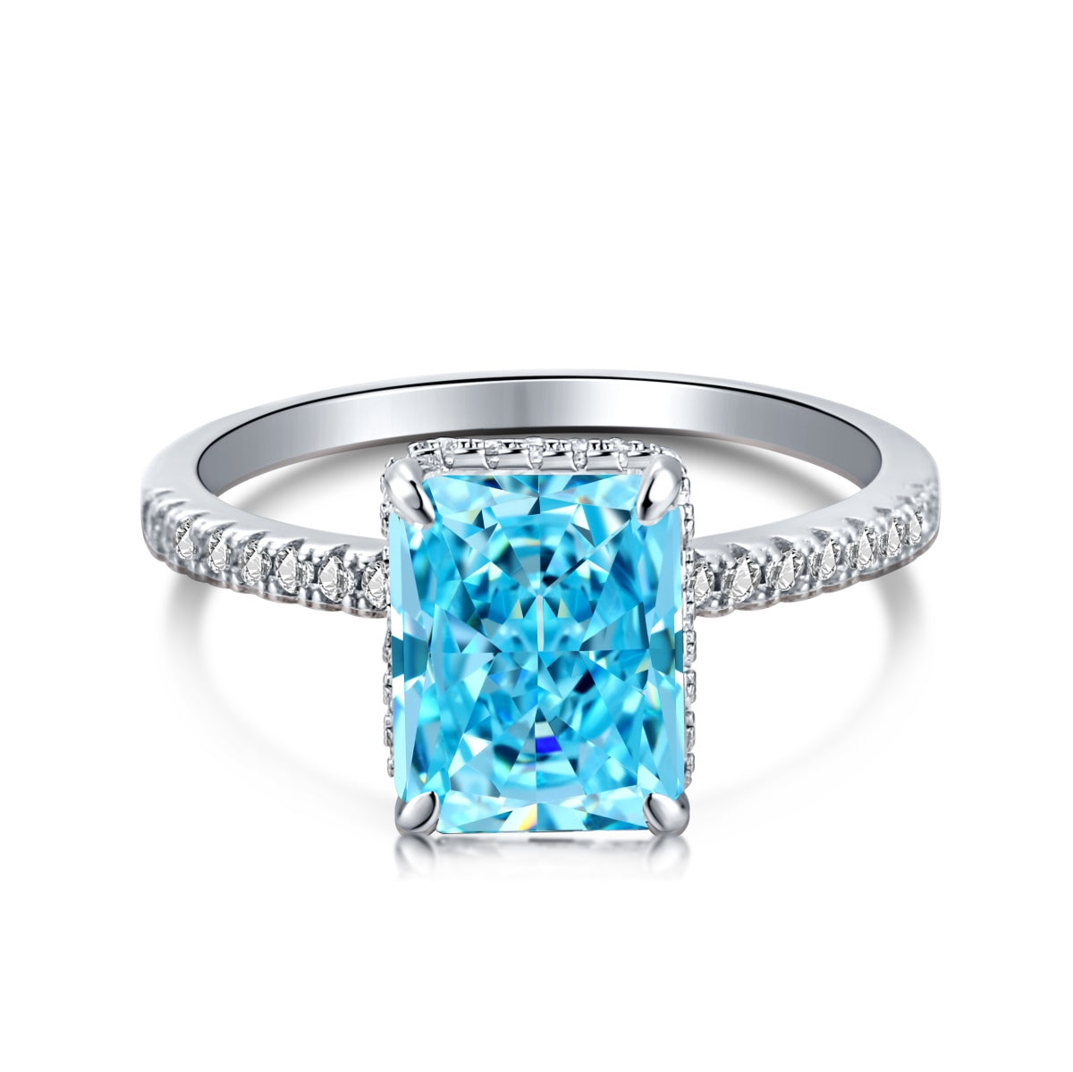 [Aurelle Style]4.0 Carat Luxurious Engagement Ring