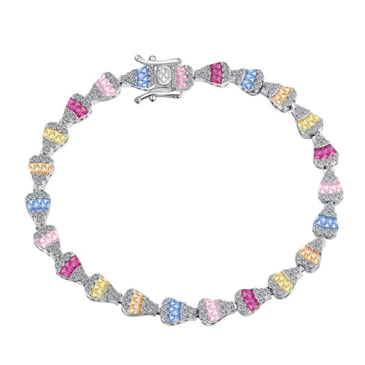 [Aurelle Style]Radiant Water Drop Shape Daily Bracelet