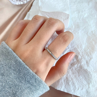 [Aurelle Style]Delicate Sparkling Round Cut Daily Ring