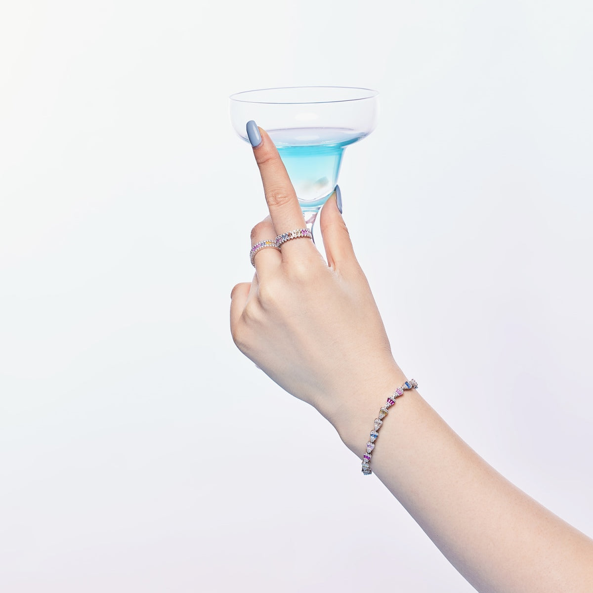 [Aurelle Style]Radiant Water Drop Shape Daily Bracelet