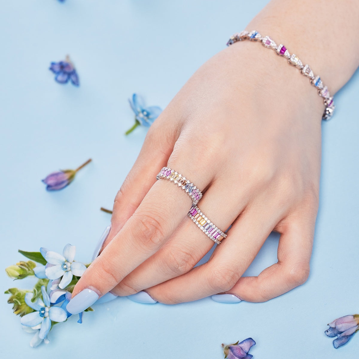 [Aurelle Style]Radiant Water Drop Shape Daily Bracelet