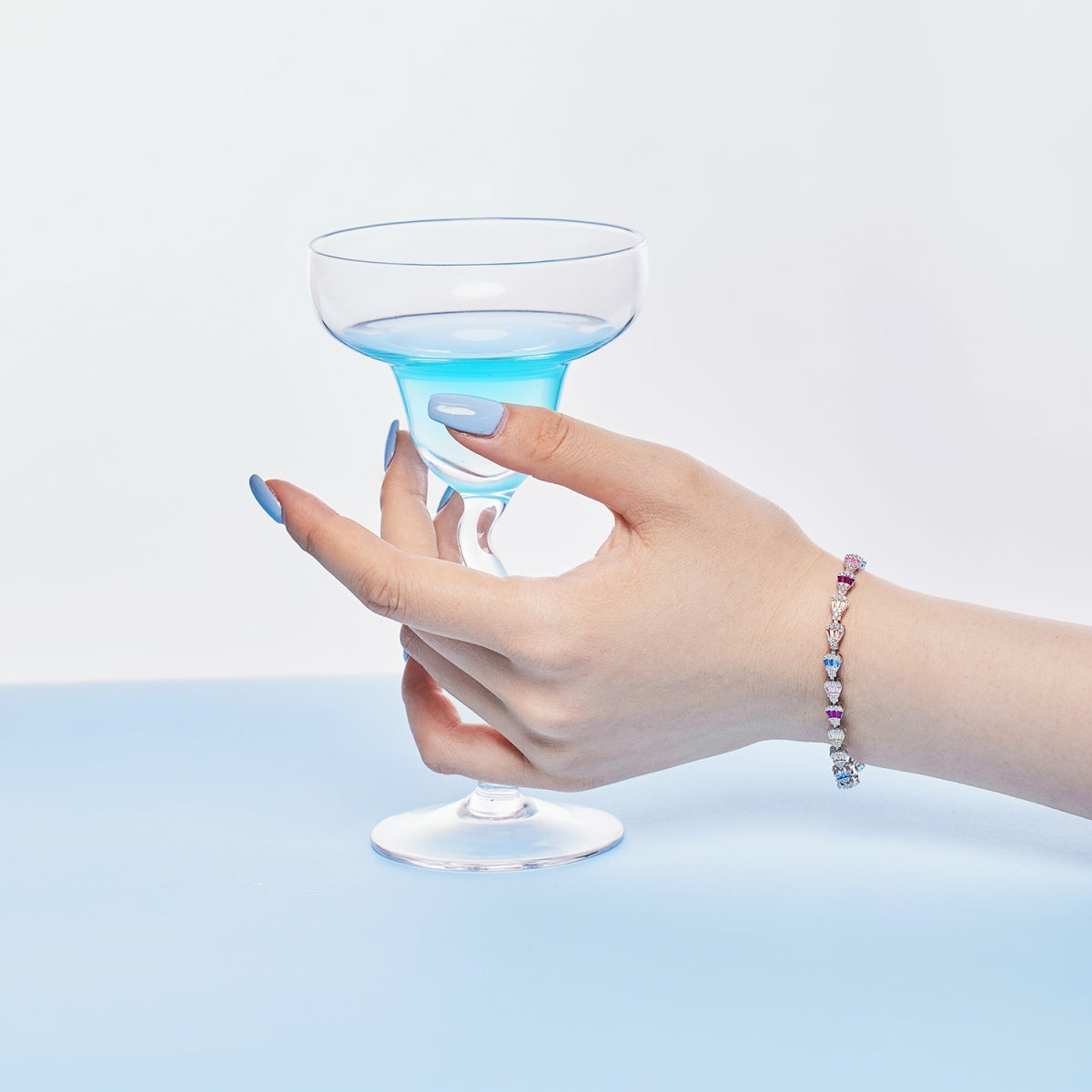 [Aurelle Style]Radiant Water Drop Shape Daily Bracelet