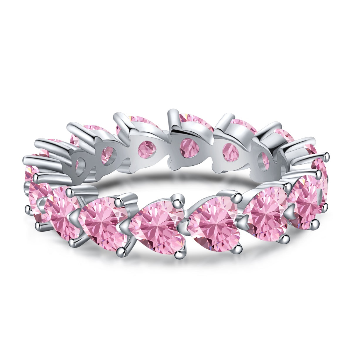 [Aurelle Style]0.25 Carat Radiant Romance Heart Cut Lover Ring
