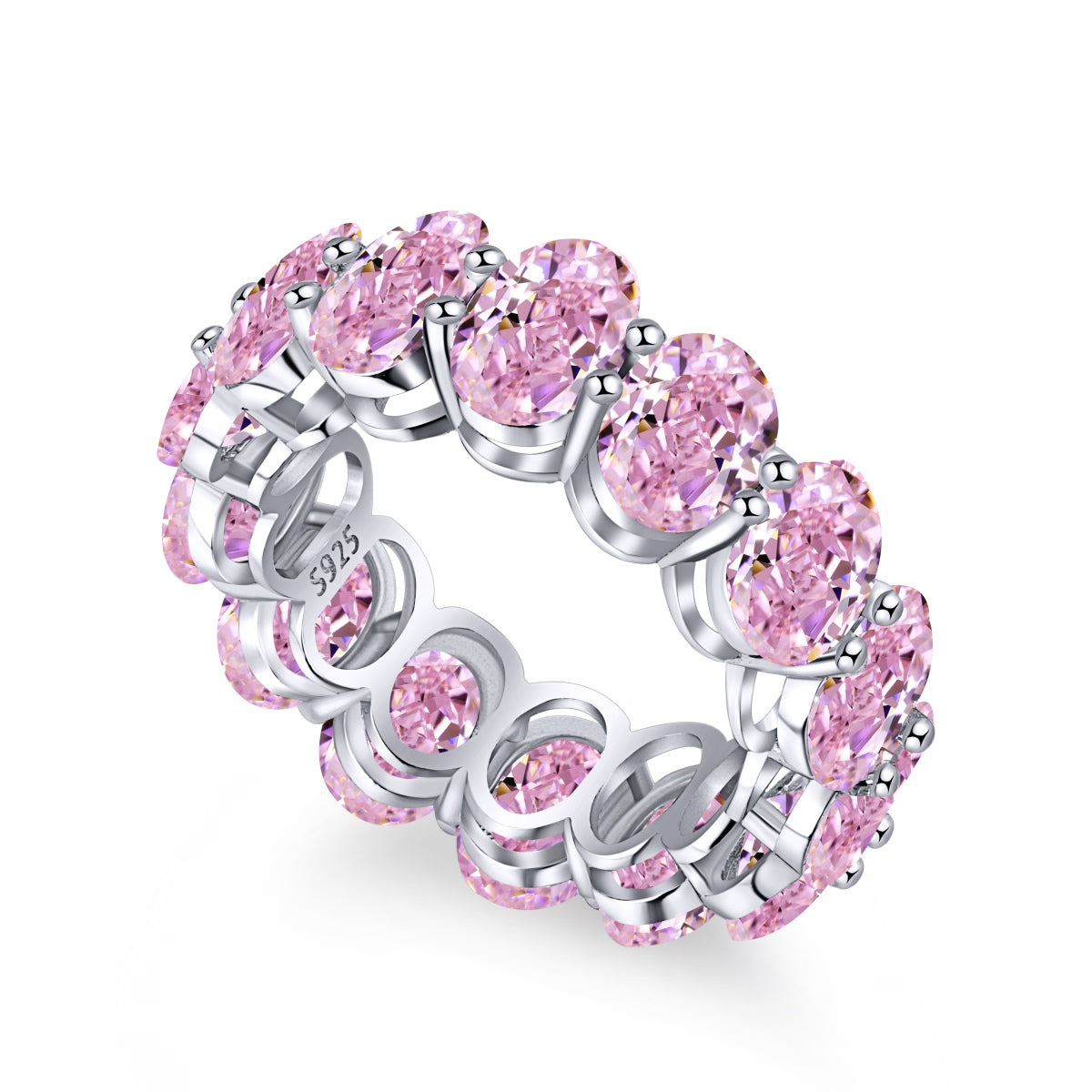 [Aurelle Style]Dainty Elongated Cushion Cut Tennis Ring