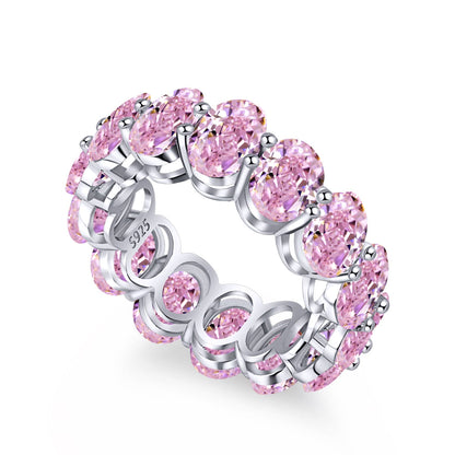 [Aurelle Style]Dainty Elongated Cushion Cut Tennis Ring