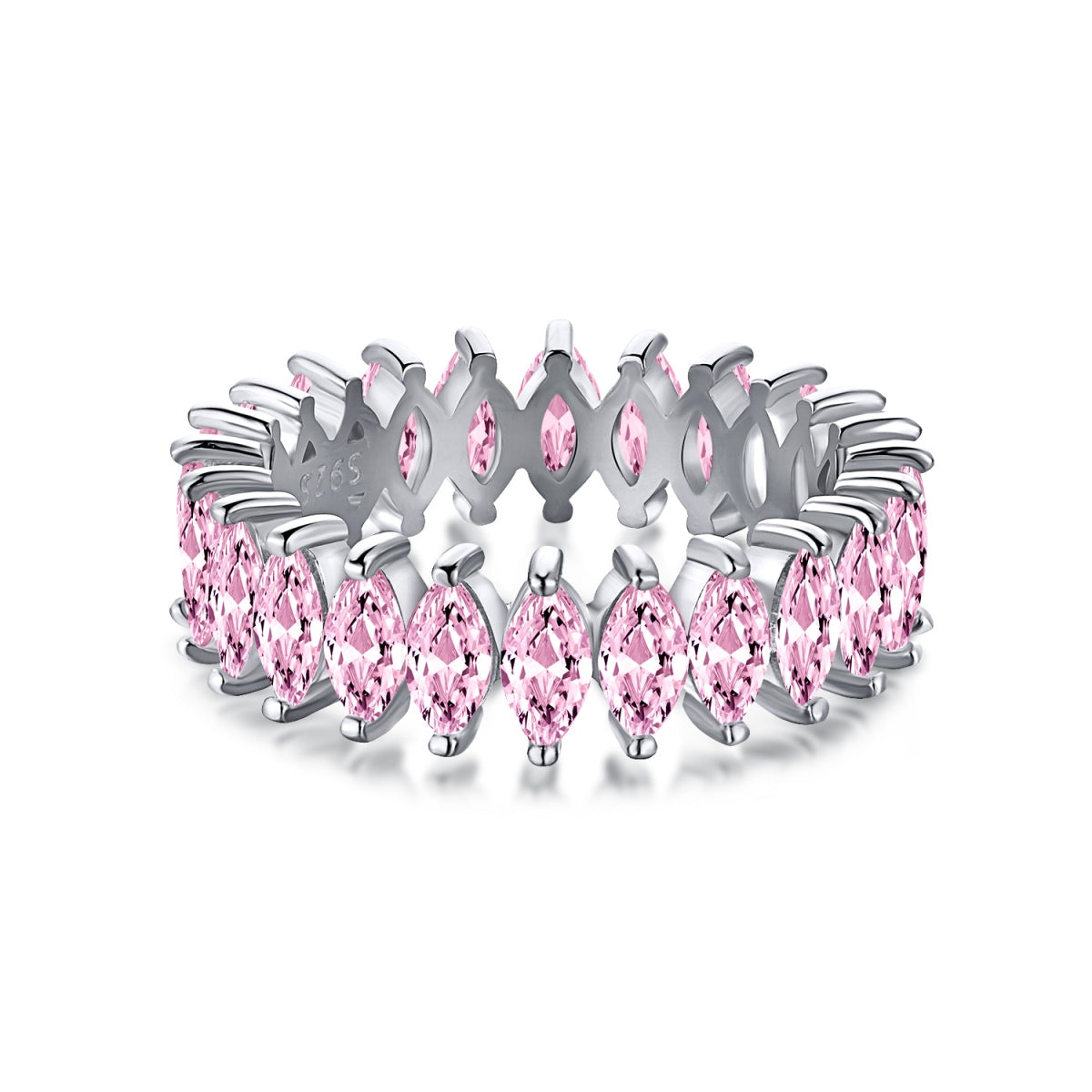 [Aurelle Style]Gorgeous Marquise Cut Tennis Ring