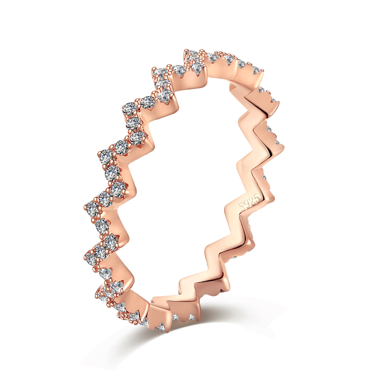 [Aurelle Style]Delicate Enchanting Wave Shape Daily Ring