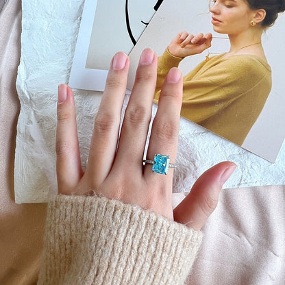 [Aurelle Style]4.0 Carat Luxurious Engagement Ring