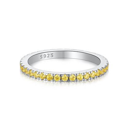 [Aurelle Style]Delicate Sparkling Round Cut Daily Ring