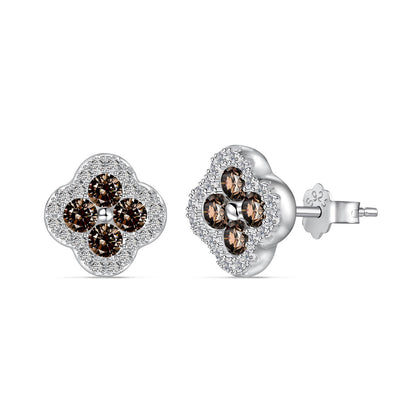 [Aurelle Style]Four-Leaf Clover Flower Shaped Earrings