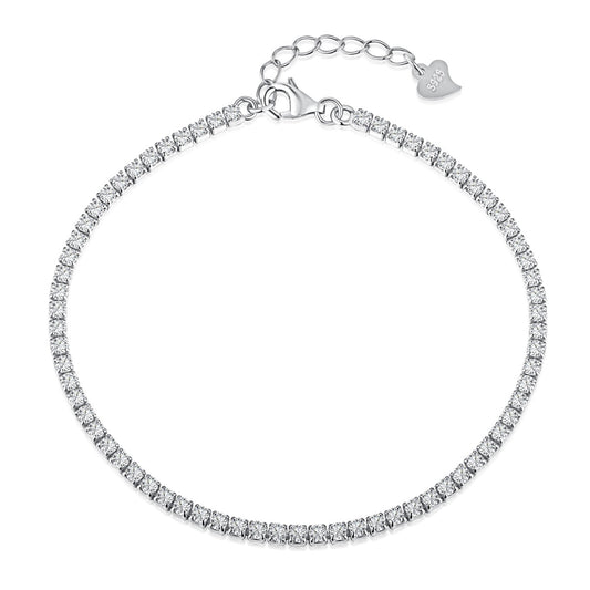 [Aurelle Style]Radiant Shinning Princess Cut Tennis Bracelet