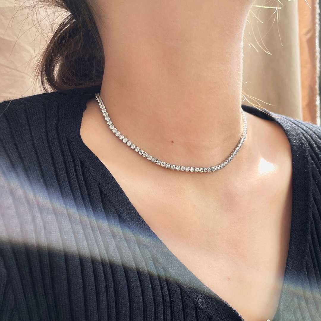[Aurelle Style]Elegant Tennis Chain Necklace