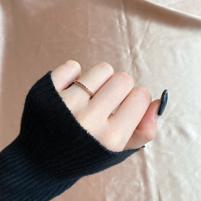 [Aurelle Style]Delicate Sparkling Round Cut Daily Ring
