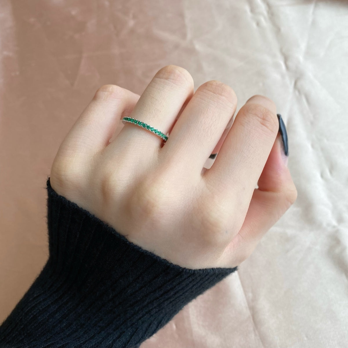 [Aurelle Style]Delicate Sparkling Round Cut Daily Ring