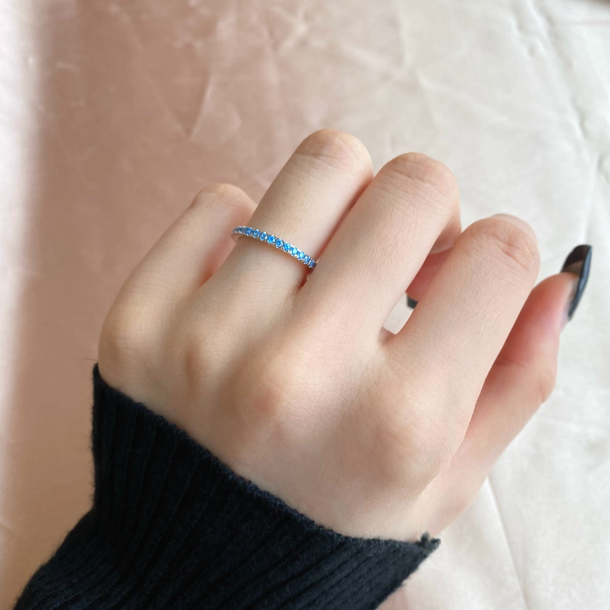 [Aurelle Style]Delicate Sparkling Round Cut Daily Ring