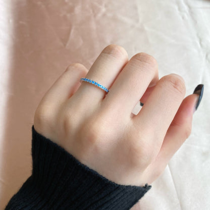 [Aurelle Style]Delicate Sparkling Round Cut Daily Ring