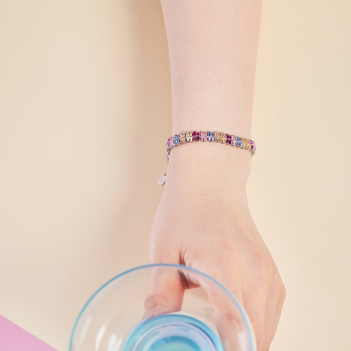 [Aurelle Style]Sparkling Exquisite Multi Cut Party Bracelet