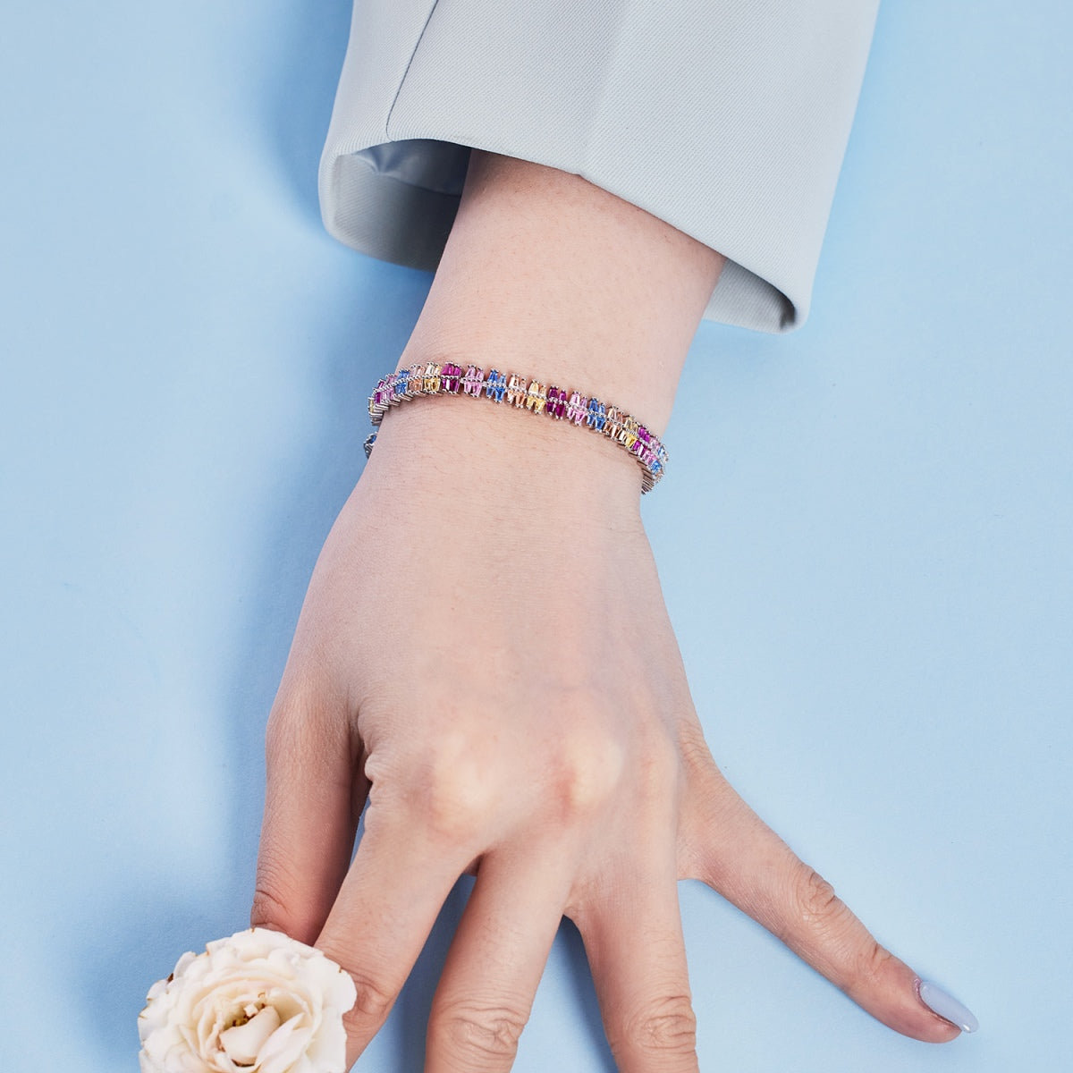 [Aurelle Style]Sparkling Exquisite Multi Cut Party Bracelet