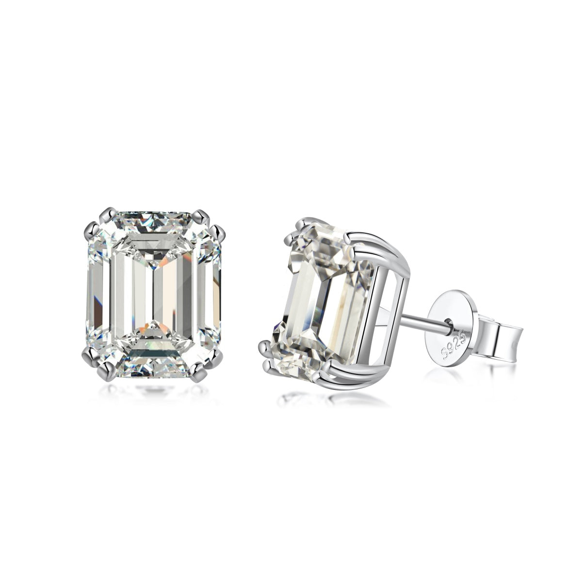 [Aurelle Style]Dazzling Square Shape Earrings