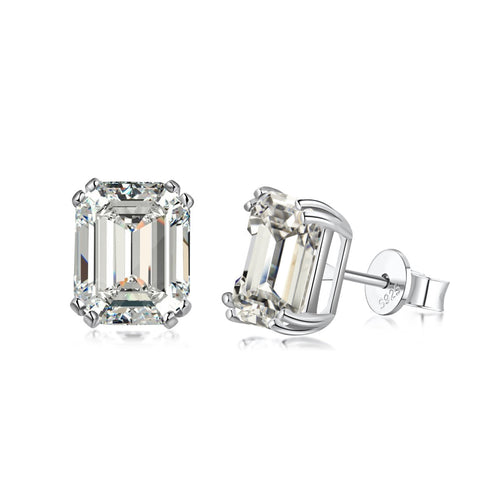 [Aurelle Style]Dazzling Square Shape Earrings