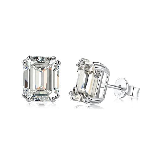 [Aurelle Style]Dazzling Square Shape Earrings