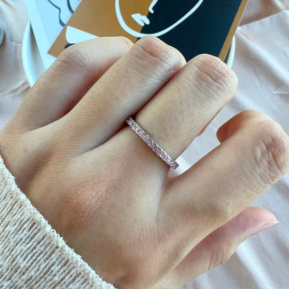 [Aurelle Style]Delicate Sparkling Round Cut Daily Ring