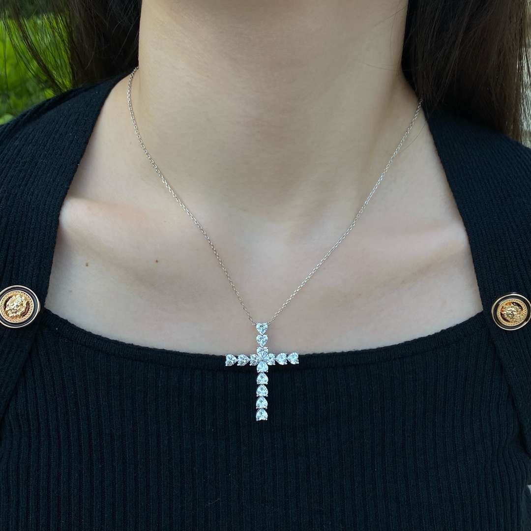 [Aurelle Style]Radiant Cross Shape Necklace