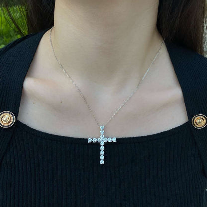 [Aurelle Style]Radiant Cross Shape Necklace