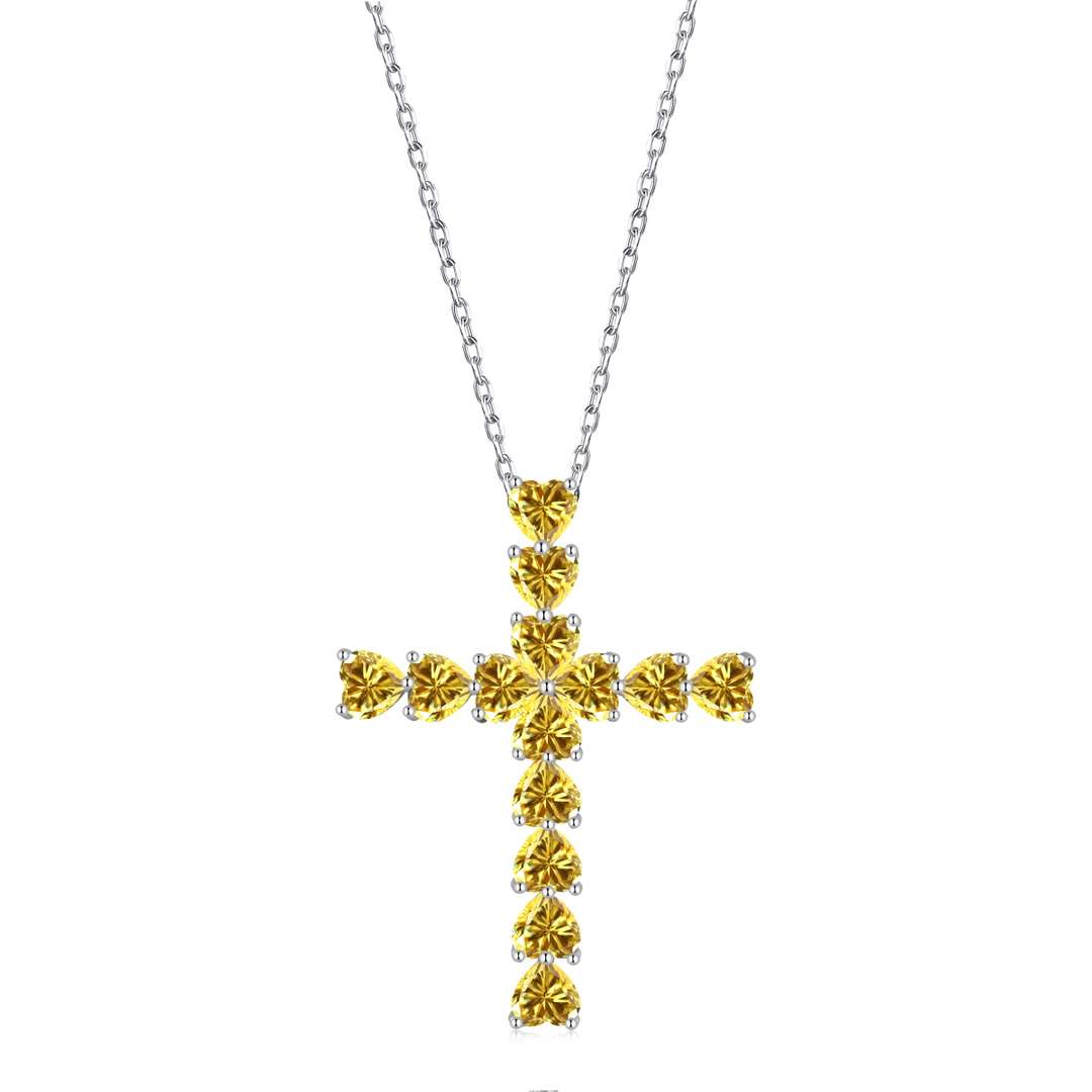 [Aurelle Style]Radiant Cross Shape Necklace