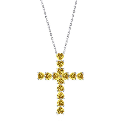 [Aurelle Style]Radiant Cross Shape Necklace