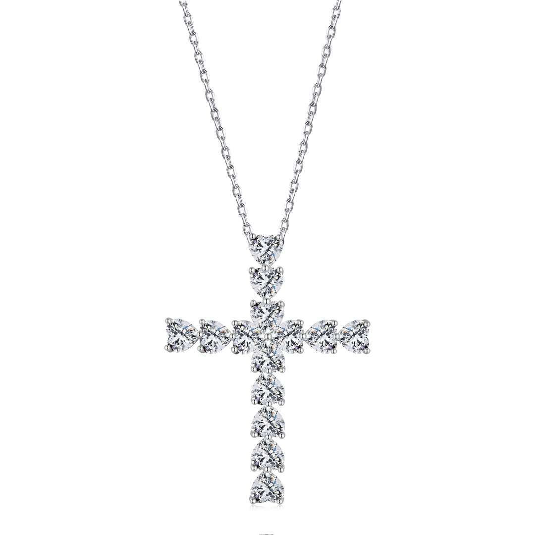 [Aurelle Style]Radiant Cross Shape Necklace
