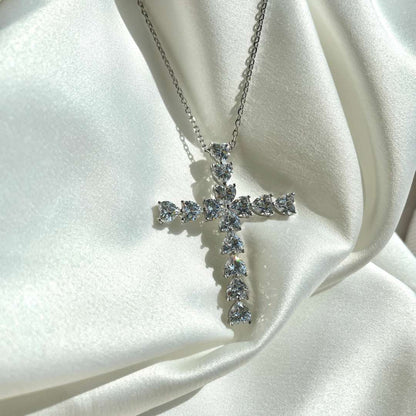 [Aurelle Style]Radiant Cross Shape Necklace